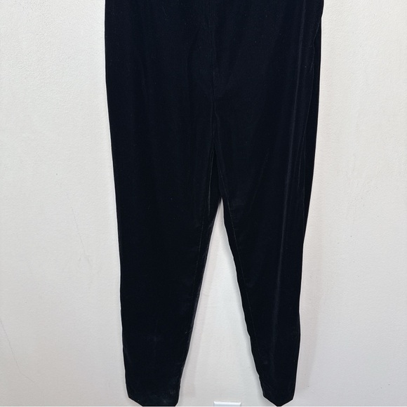 Banana Republic Womens 4 Velvet Bow One Shoulder Maxi Jumpsuit In Black - Picture 7 of 14